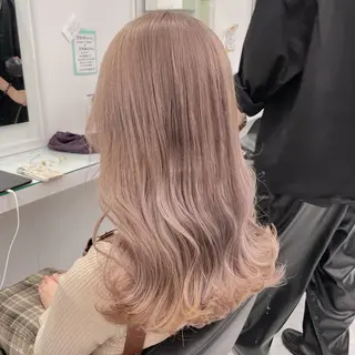 ロング カラー 🩷暖色カラー🩷 BONのヘアスタイル