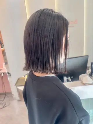 ミディアム 💖ボブ/髪質改善 顔周りレイヤー/ユイのヘアスタイル