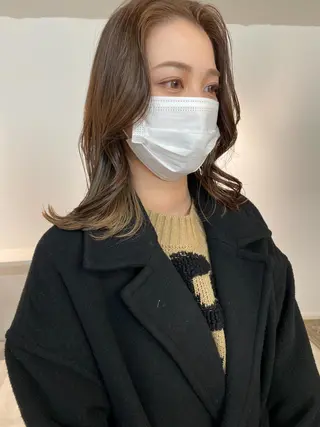 ミディアム カラー fit stand /HIIRAGIのヘアスタイル