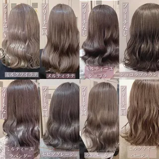 ロング カラー ヘアアレンジ 代表🎀 ふわモテ愛 され髪🩷yumiのヘアスタイル