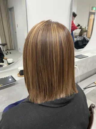 ミディアム clan五反田所属・髪質改善、縮毛矯正 店長浅野太郎のヘアスタイル