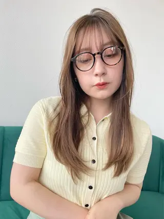 ロング カラー kitin  吉祥寺 山岸花のヘアスタイル