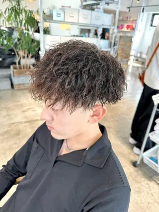 パーマ メンズ 骨格補正施術/メンズ 専門美容師/YUYAのヘアスタイル