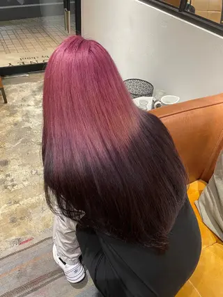 ロング カラー 𝒚𝒖-𝒓𝒊 ⸝⋆艶color🌙のヘアスタイル