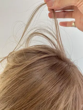 セミロング カラー 海外デザイン🇺🇸 石渡諒太のヘアスタイル