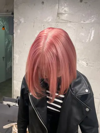 ミディアム カラー ハイトーン 横浜💞ミオのヘアスタイル