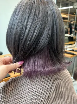 ショート カラー 🎀たな 🧸のヘアスタイル
