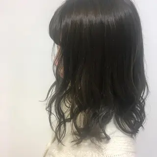 セミロング カラー 🪽似合わせカラー RENA.🪽🩶のヘアスタイル