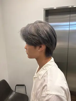 メンズ ブリーチ/パーマ ／まなみ🤍のヘアスタイル