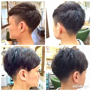 ショート カラー パーマ ヘアアレンジ メンズ キッズ ネイル マツエク・マツパ 🌈プチッと変身🌈 変化あるスタイルへのヘアスタイル