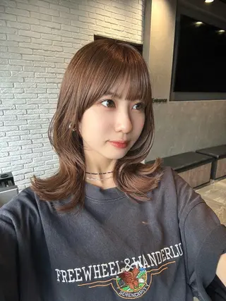 ロング カラー レイヤー🩰顔まわり /透明感/kanaのヘアスタイル