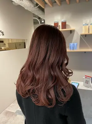 セミロング カラー Re:Live 澁谷玄のヘアスタイル