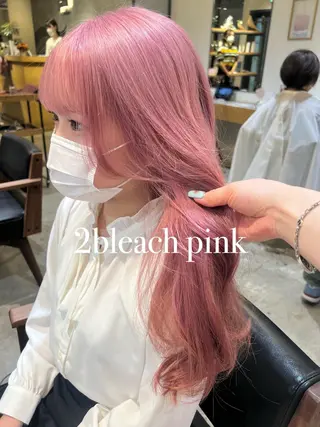 ロング カラー Kana 🍋 ハイトーン【高円寺】のヘアスタイル