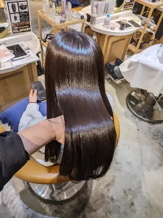 ロング 縮毛矯正/レイヤー 💎やまもとちひろのヘアスタイル