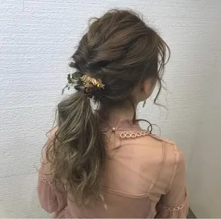 ヘアアレンジ 韓国ヘア/耳ツボジュ エリー♡ayumuのヘアスタイル