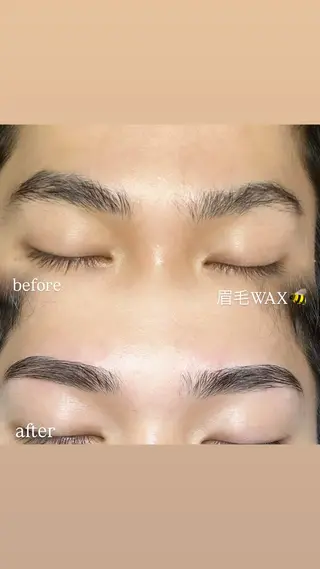 メンズ アイブロウ ueki miraiのマツエク・マツパデザイン