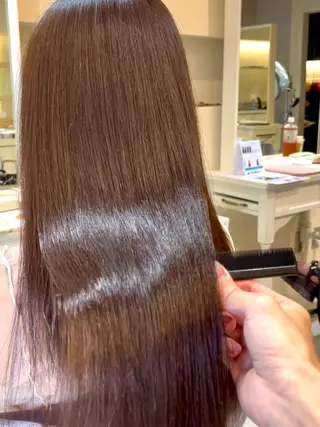 ロング カラー mulum所属・髪質改善/艶髪/韓国 ヘア[マンツーマン]のヘアスタイル