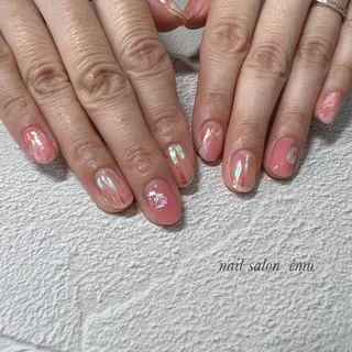 ミディアム ネイル nail salon émuのネイルデザイン