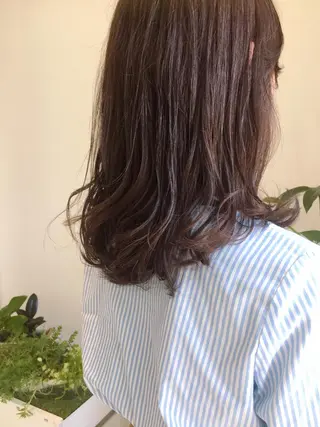 セミロング パーマ ヘアアレンジ 鶴岡で縮毛矯正なら お任せ！ハヤシナオミのヘアスタイル