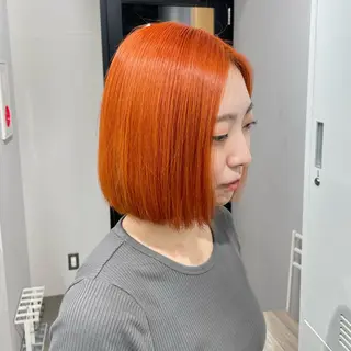ミディアム カラー REINA ISHIDOのヘアスタイル