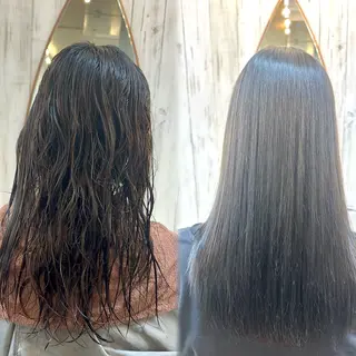 ロング 髪質改善✨縮毛矯正 ショートボブ/ともきのヘアスタイル
