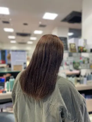 ロング カラー クロスパーマ/うる艶 カラー/Kurumiのヘアスタイル