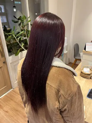 カラー 小倉 夢乃のヘアスタイル