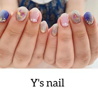 ネイル 手書きが得意🖌️ Y’s  nailのネイルデザイン