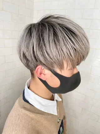 カラー メンズ 神野 雅樹のヘアスタイル