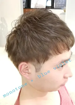 ショート キッズ カラー ✨デザインカラー✨ 中澤秀章のヘアスタイル