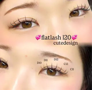 マツエク・マツパ Mell Yuuna ♡パリエク /束感のマツエク・マツパデザイン