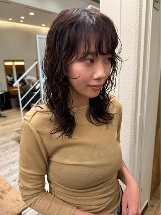 ミディアム パーマ 原宿/ケパーマ 🧺ユウマのヘアスタイル