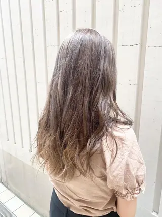 ロング カラー 髪質改善 ヒデのヘアスタイル