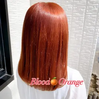 セミロング カラー LOVE N°21所属・Ｋ△Ｎ△♡かな ヘア&まつげのマツエク・マツパデザイン