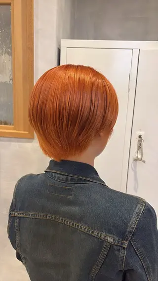 ショート カラー 佐藤 万倫💞⭐️のヘアスタイル