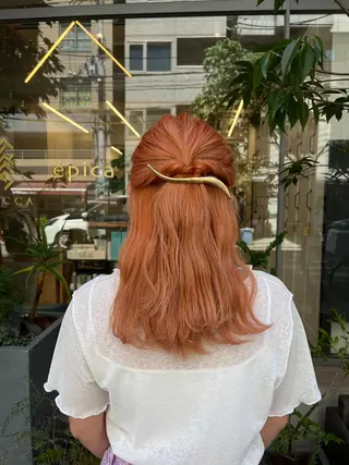 ロング ヘアアレンジ IT’s所属・韓国好き🇰🇷 美容師MIKUのヘアスタイル