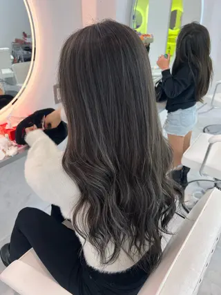 ロング カラー 🌿海山龍馬🌿前髪 /顔まわり/レイヤーのヘアスタイル