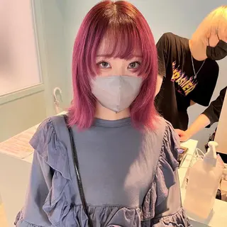 ミディアム カラー 愛されカラー🩷 はるなのヘアスタイル