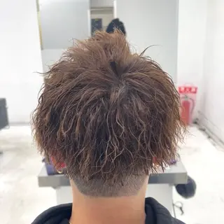 パーマ 柏メンズカットパーマ NO.1タイチのヘアスタイル