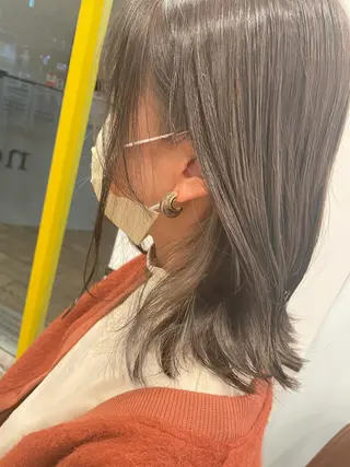 セミロング カラー KAITOH ATSUSHIのヘアスタイル