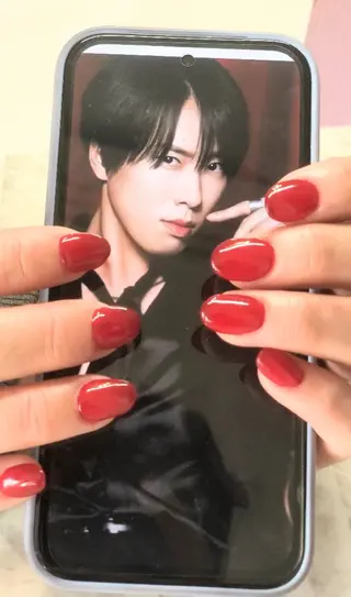 ネイル La Belle Vie所属・imaichise 🧡💜推しネイルのネイルデザイン