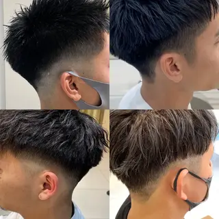 ミディアム パーマ メンズ 本厚木｜縮毛矯正/ 酸性スト専門サロンのヘアスタイル