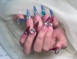 ロング 一其 サロンのネイルデザイン