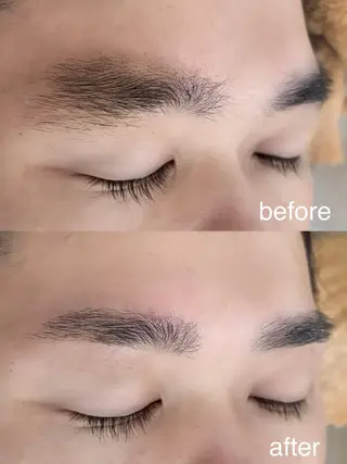 メンズ アイブロウ LUNELLA☾ ໋ SANKAのマツエク・マツパデザイン