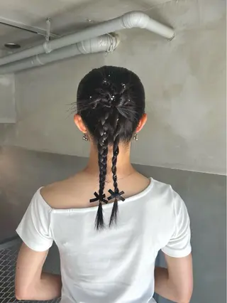 セミロング ヘアアレンジ bob/ aoiのヘアスタイル