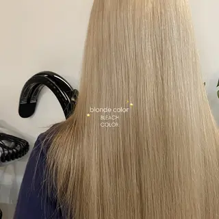 ロング カラー 無料カット/ハイ トーンカラー/きらのヘアスタイル