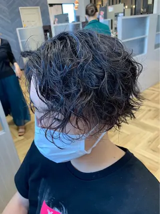 メンズ 深井 さやのヘアスタイル