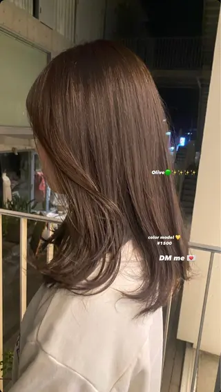 ミディアム BEAUTRIUM所属・七里ヶ浜美容師 🎀YURA🎀のヘアスタイル