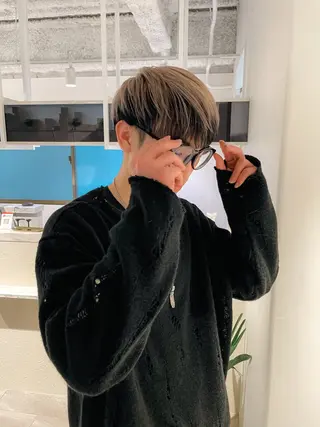 ショート カラー メンズ Miyamoto Yasuchikaのヘアスタイル