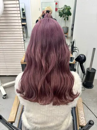 ロング カラー ヘアアレンジ 坂齋大地/レイヤー/ ミルクティーのヘアスタイル